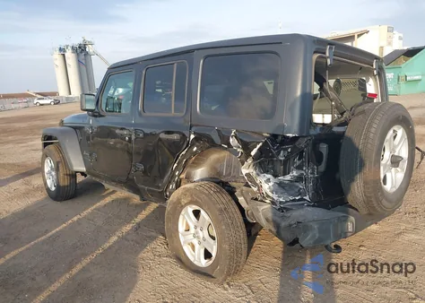 2022 Jeep Wrangler Unlimited Sport S 4X4 from USA, damaged, VIN 1C4HJXDG8NW155030